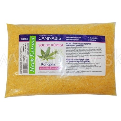 Herb Extract Cannabis soľ do kúpeľa olejová 1 kg