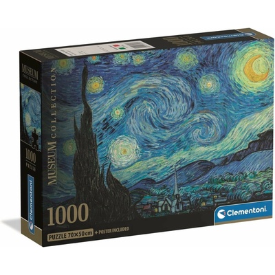 CLEMENTONI Museum Collection Hvězdná noc 1000 dílků