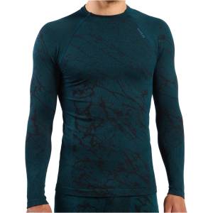 Odlo Мъжко синтетично термобельо Odlo Performance Warm Blackcomb Bl Top Crew Neck L/S Synthetic base layer - Reflecting Pond - размер XL (014-2612-0114)