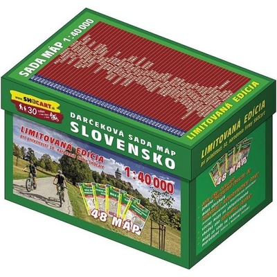 Darčeková sada máp 1:40 000 Slovensko - SHOCart