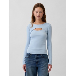 GAP Тениска с дълъг ръкав GAP GAP | Sin | ЖЕНИ | XS - zoot - 68,18 лв