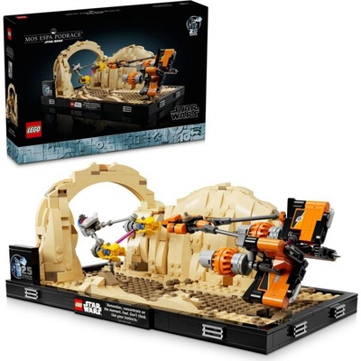 LEGO® Star Wars™ 75380 Preteky klzákov v Mos Espa – dioráma
