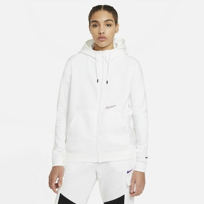 Nike W NSW Essntl FZ Hoodie PRNT White