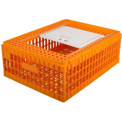 Olba Plastová přepravka pro drůbež horní dvířka 77 x 57 x 29 cm