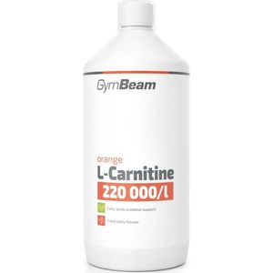 GymBeam L-Carnitine 220 000 mg/l хранителна добавка за спортисти вкус Orange 1000ml