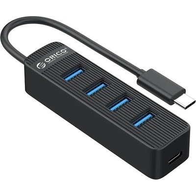 ORICO хъб USB3.0 HUB 4 port - Type C input, aux Type-C power input - TWC3-4A (6936761807517)