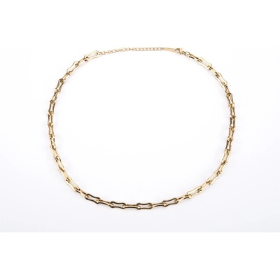 Steel Edge Řetěz na krk z chirurgické oceli WJHN247 Zlatá