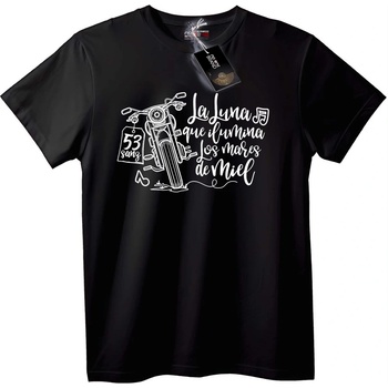 NOONEBRAND Тениска Мотоциклет в Лунна Светлина - M, White