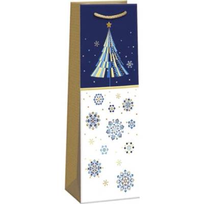 Argus Vánoční dárková taška LUX na víno - 13 x 37,5 cm - 0839-0140