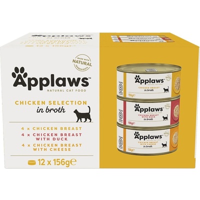 Applaws Cat Kuřecí výběr 12 x 156 g