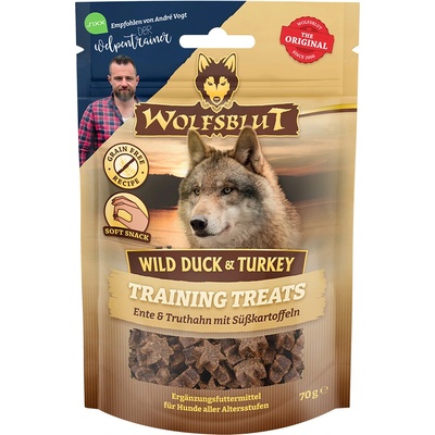 Wolfsblut Dog Training Treats Wild Duck&Turkey 70 g