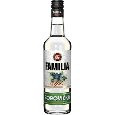 Familia Borovička 40% 0,5 l (čistá fľaša)