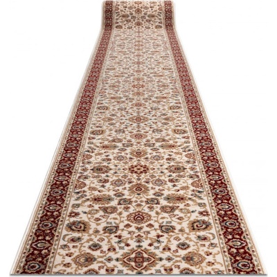 Najkoberce NAIN 6999 51063 Ornament / Kvety béžový / bordový metráž 100 cm