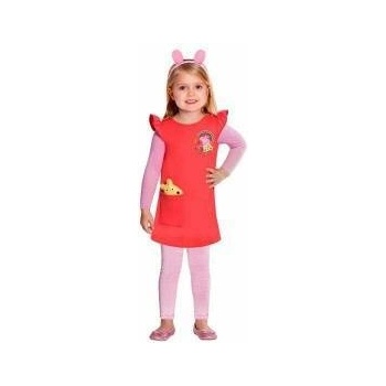 Peppa Pig Маскировъчен костюм за деца Peppa Pig 3 Части Размер 4-6 Размер