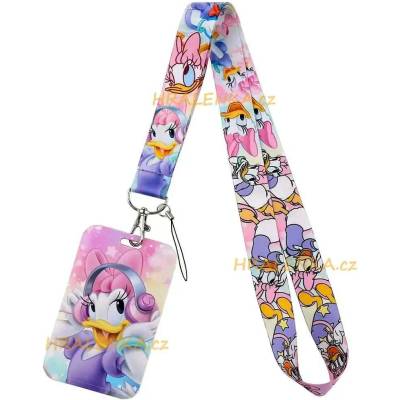 Šňůrka na krk 25259 s cedulkou na ID karty Daisy