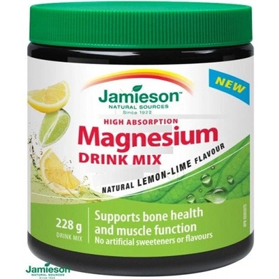 Jamieson Magnesium Drink Mix Lemon Lime 228 g