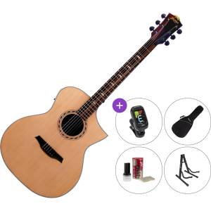 BromoGuitars BAA4CE Premium SET Natural Електро-акустична китара Джъмбо