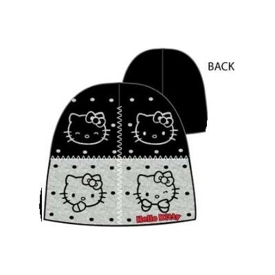 zimní čepice Hello Kitty růžovo bílá