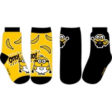Mimoni 5234726 Chlapčenské ponožky čierna/ žltá