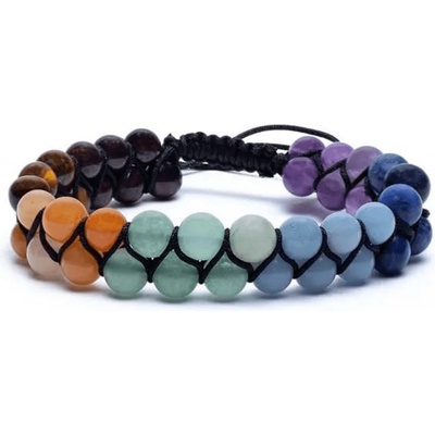 Milujeme Kameny čakrový náramek náramek kulička NKK42