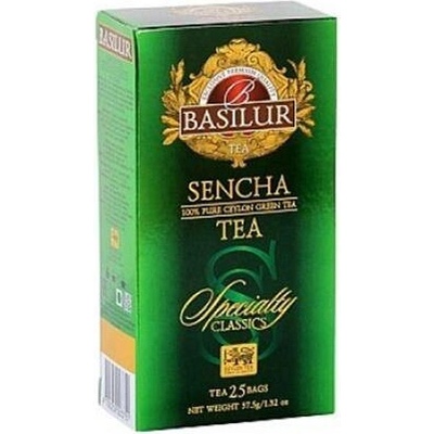 Basilur Sencha Green Specialty zelený čaj 25 x 1,5 g