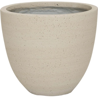 Pottery Pots Květináč Jesslyn jemná béžová více velkostí - Velikost: S - ⌀ 50 v. 44,5 cm