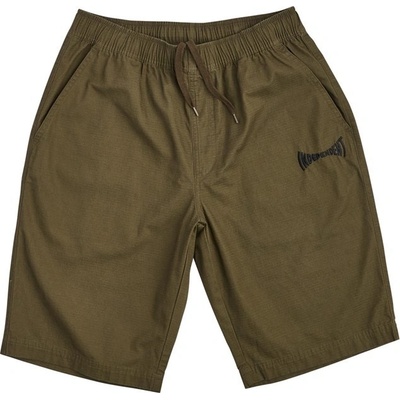 Independent Span Elastic Waist shorts Chocolate 148825