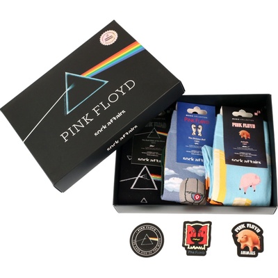 Sock Affairs darčeková krabička ponožky sada 3 párov Pink Floyd SS-PF-Pack-FAB
