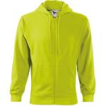 MALFINI Malfini trendy zipper 410 / Яке кенгуру с цип и качулка - лайм xxxl (4106218)