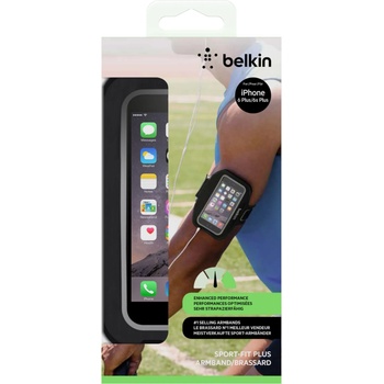 Belkin Sport-Fit Plus Armband за iPhone 6/6S Plus * Цвят: черен/сив