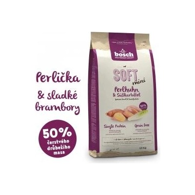bosch Soft Mini Guinea Fowl & Sweet Potatoes 1 kg