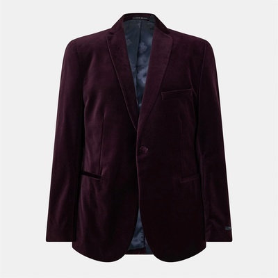 Ted Baker Яке Ted Baker Ted Velvet Jacket Sn99 - Burgundy