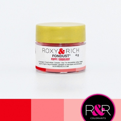 ROXY & RICH FONDUST červená POPPY 4 g