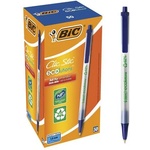 BIC Химикалка, 0, 32 мм, с бутон, BIC "Clic Stic ecolutions", синя 8806891 (8806891)