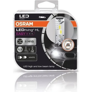 OSRAM Osram- hl easy -h15- 64176dwesy -6500k- 15/2.7w-12v (2592)(8350) - комплект 2бр (64176dwesy)