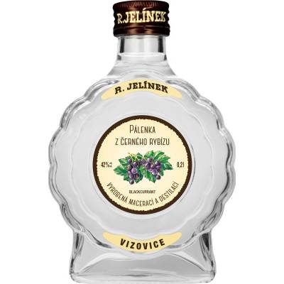 R. Jelínek Pálenka z černého rybízu 42% 0,2 l (holá láhev)