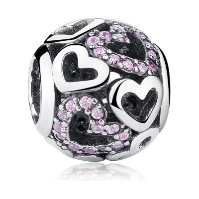 P&J Jewellery Stříbrný přívěsek Valentýnka SB36