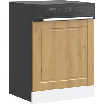 vidaXL Панел за съдомиялна машина, Porto, дъб артизан, инженерно дърво (854146)