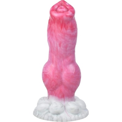 Animalorny Buldog psí penis dildo 17 cm růžové