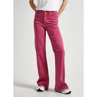 Pepe Jeans Панталони Pepe jeans Slim Fit Flare high waist pants - Pink