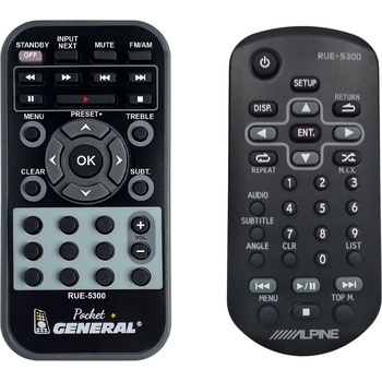 GENERAL Alpine rue-5300 - дистанционно управление дубликат (rue-5300)