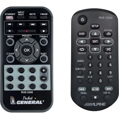 GENERAL Alpine rue-5300 - дистанционно управление дубликат (rue-5300)