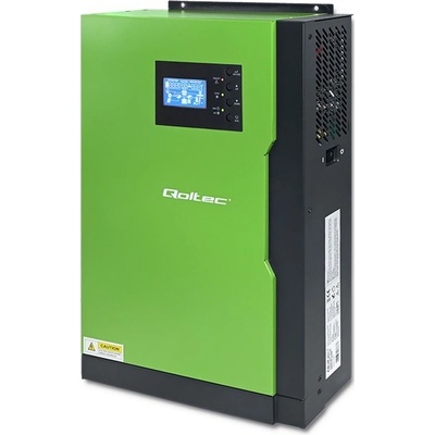 Qoltec 53886 Hybridní solární invertor mimo síť 3,5 kW 100A 24V MPPT Sinus