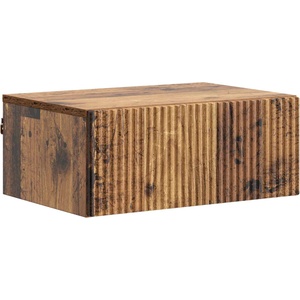 vidaXL Спален шкаф с монтаж на стена Старо дърво 49 x 34, 5 x 20 см (898461)