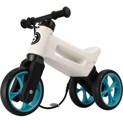 Funny Wheels Rider SuperSport bílé/tyrkys