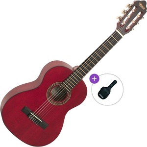 Valencia VC202 Basic SET Transparent Wine Red Класическа китара с размер 1/2