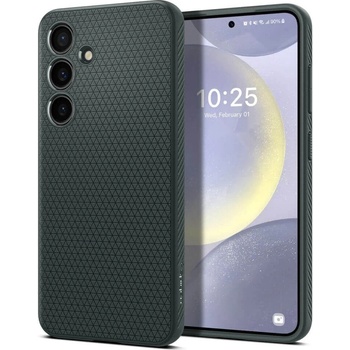 Spigen Противоударен Силиконов Калъф за Samsung S24 FE, Spigen Liquid Air Case, Зелен (ACS08619)