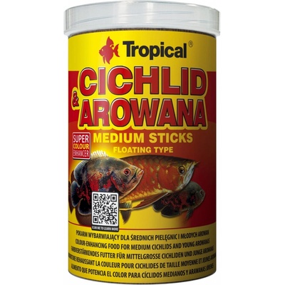 Tropical Cichlid Arowana Medium Sticks 250 ml