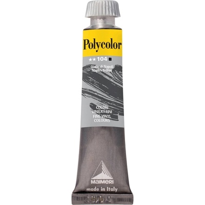 Maimeri Vynil Polycolor АКРИЛНА боя Naples Yellow 104 20 ml 1 бр (M1202104)