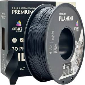 Smart Print FG-S88-E1, 3D филамент, PLA Silk, 1, 75mm, 1000g, Черен (Black) (FG-S88-E1)